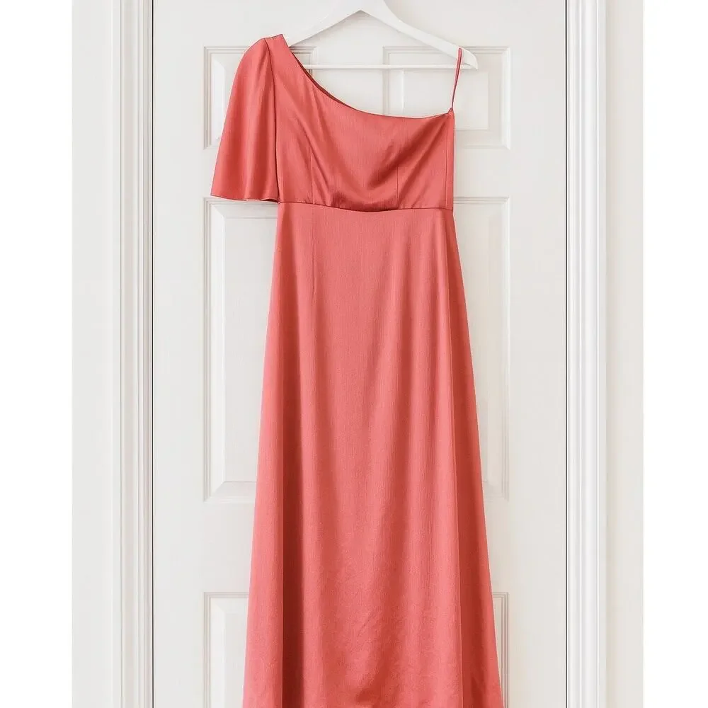 Sachin & Babi Chelsea One Shoulder Gown Rogue